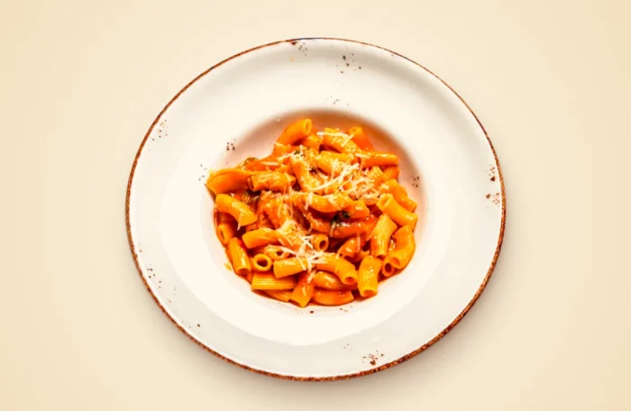 Rigatoni Arrabbiata at ArtePasta Durrës