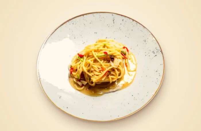 Spaghetti Aglio Olio e Peperoncino at ArtePasta Durrës