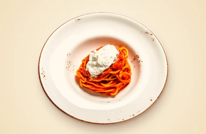 Spaghetti al Pomodoro at ArtePasta Durrës