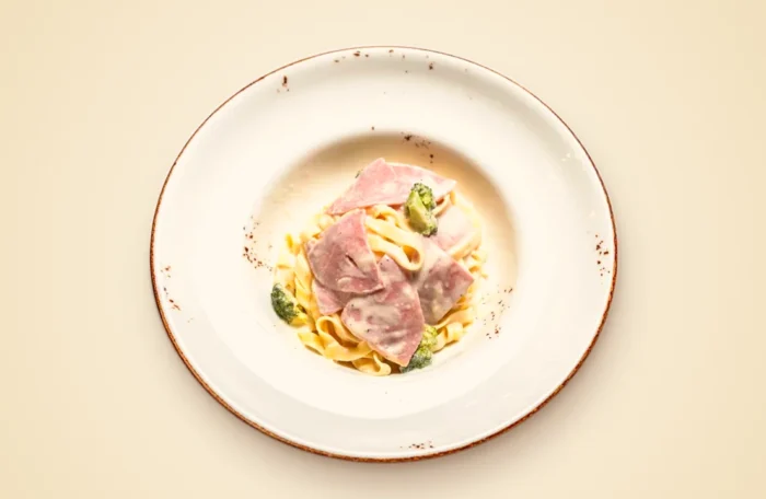 Tagliatelle Prosciutto di Parma at ArtePasta Durrës