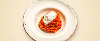 Spaghetti al Pomodoro at ArtePasta Durrës